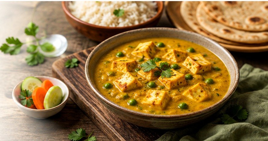 Beautiful pure vegetarian Indian meal